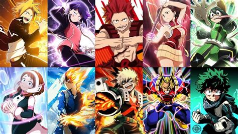 my hero académia personnage|Full list of all My Hero Academia main characters